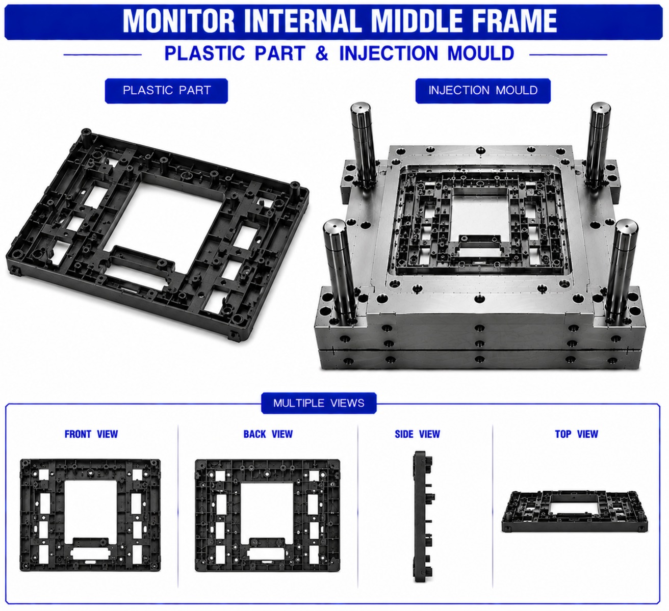 Monitor Plastic Internal Middle Frame